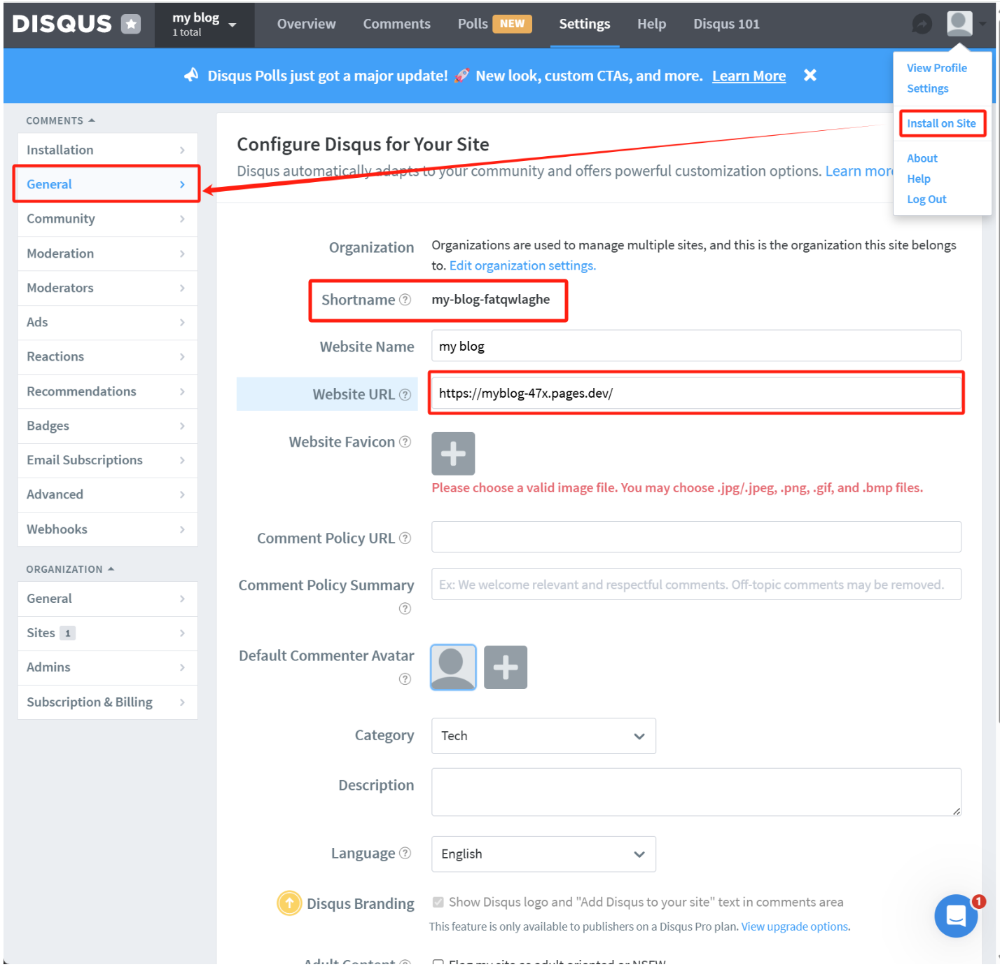 cv page
